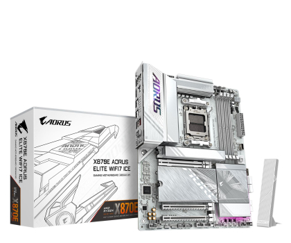 Płyta główna Socket AM5 Gigabyte X870E A ELITE WF7 ICE